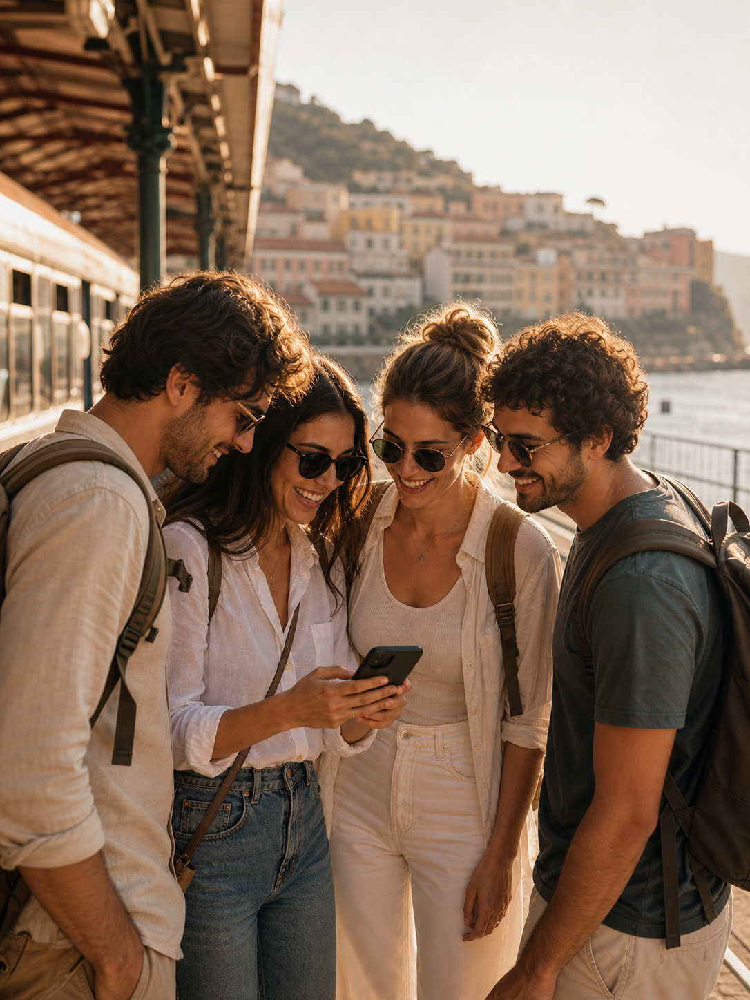 Travelers in transit
